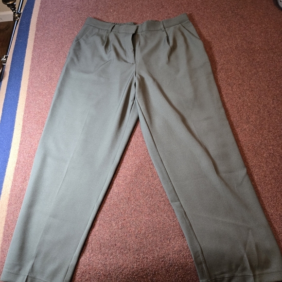 32 Degrees Pants - 32 Degrees Cool Olive Green Dress Slacks Size Large With A 28in Inseam